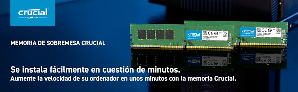 Crucial DDR4 Desktop DIMM Memory