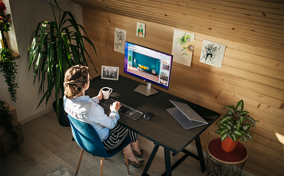 Monitor, Dell, S2721DS, QHD, 27 pulgadas, 75Hz, IPS, 4ms, AMD FreeSync, 99% sRGB, DisplayPort, HDMI