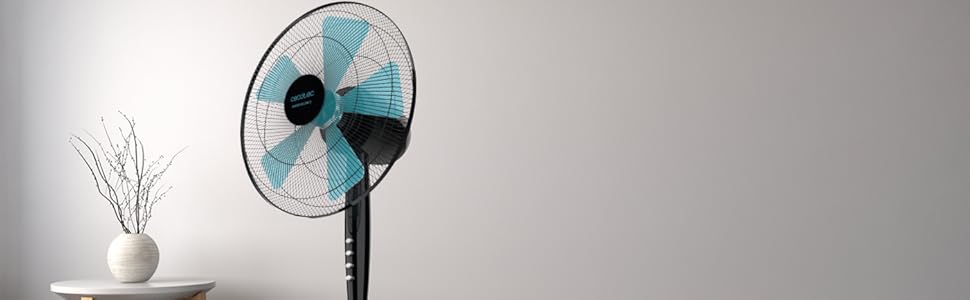 Ventilador, ventilador vertical, ventilador de pie, ventilador de pedestal, ventilador blanco