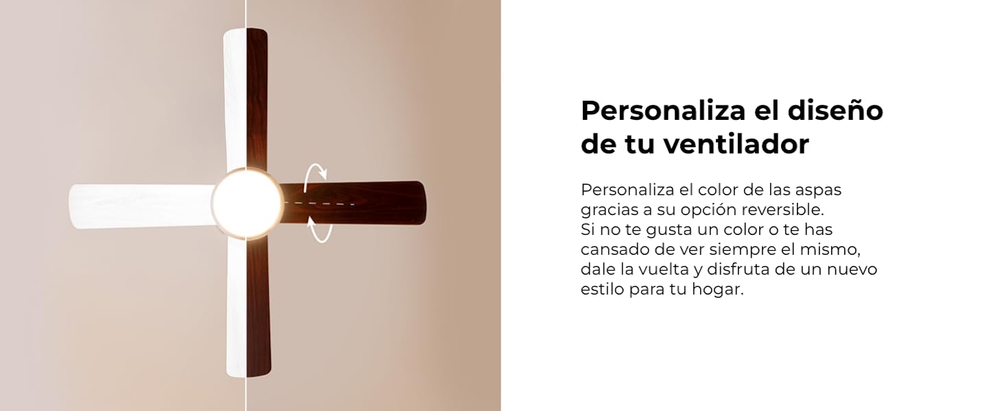 ventiladores de techo con luz; ventilador de techo silencioso; ventilador de techo con luz cecotec