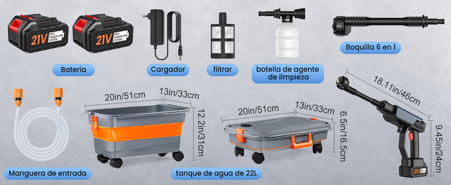 Hidrolimpiadora Bateria
