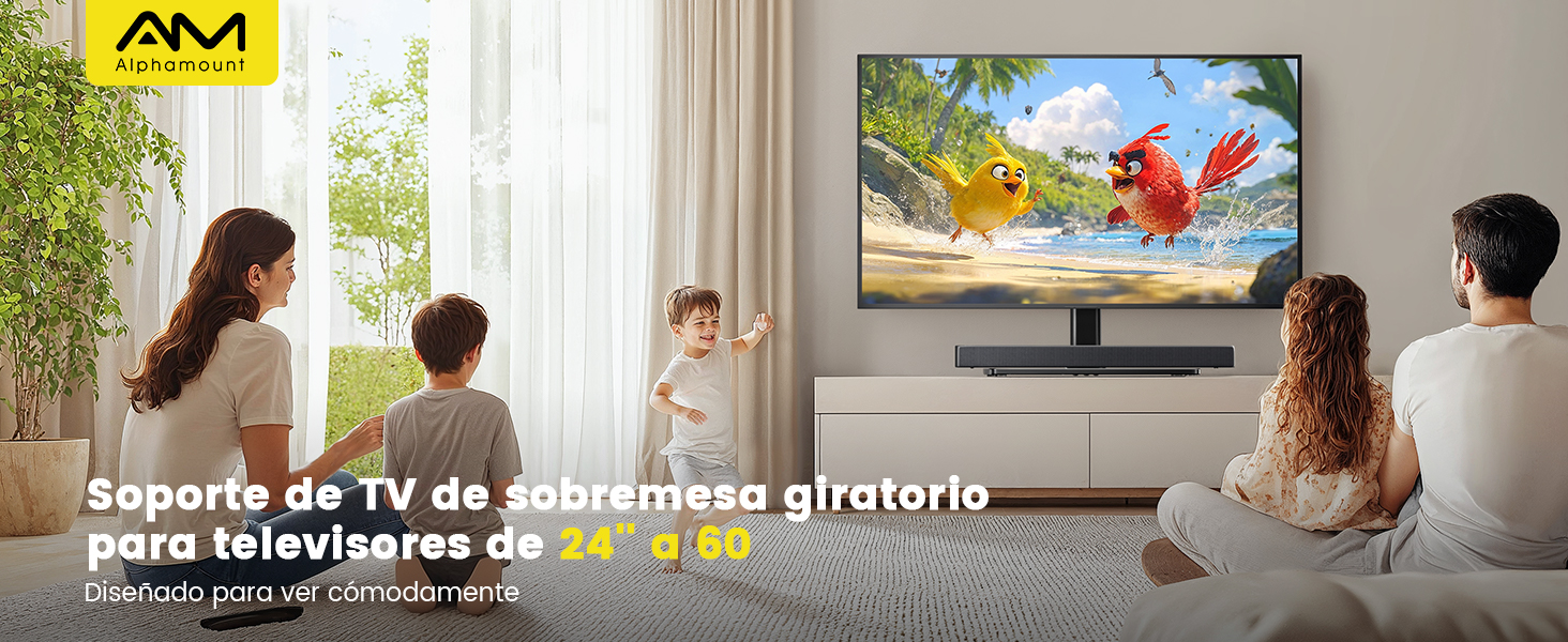 soporte tv pie