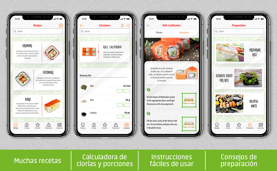 set de sushi sushi maker kit sushi ingredientes utensilios cocina japonesa maquina sushi bazooka