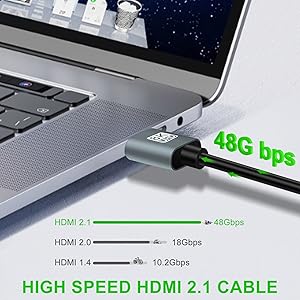 Thsucords 8K 4K Cable HDMI Ultra Delgado