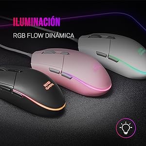 raton rgb, raton gaming, raton de ordenador