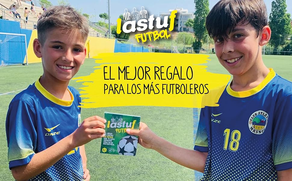 Juego Cartas Niños Mesa Familiar de Futbol
