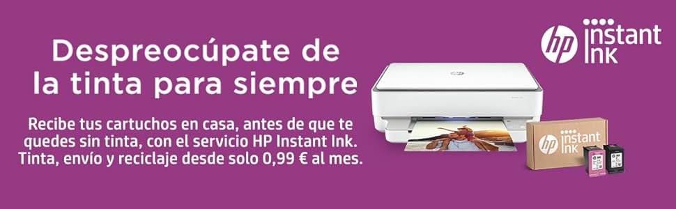 Descubre HP Instant Ink y despreocúpate de la tinta para siempre