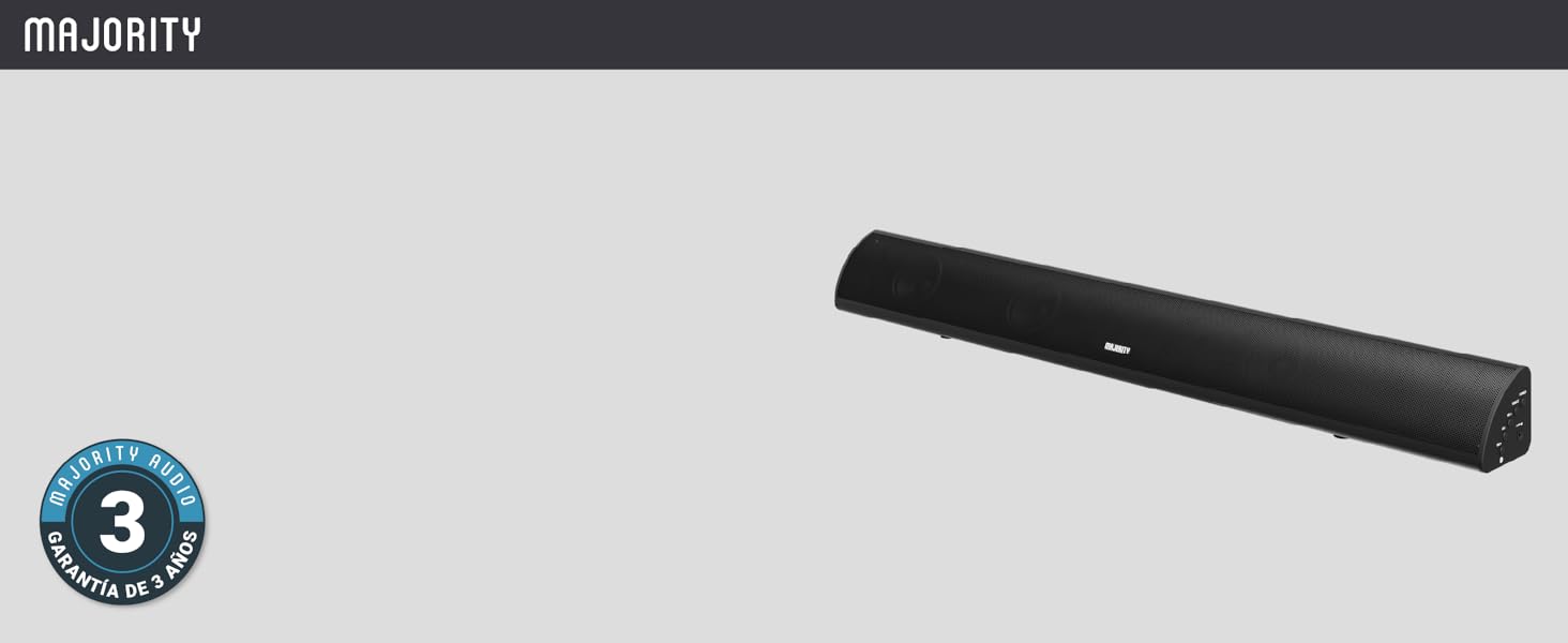 La barra de sonido Snowdon combina un diseño elegante y compacto sin ocupar demasiado espacio
