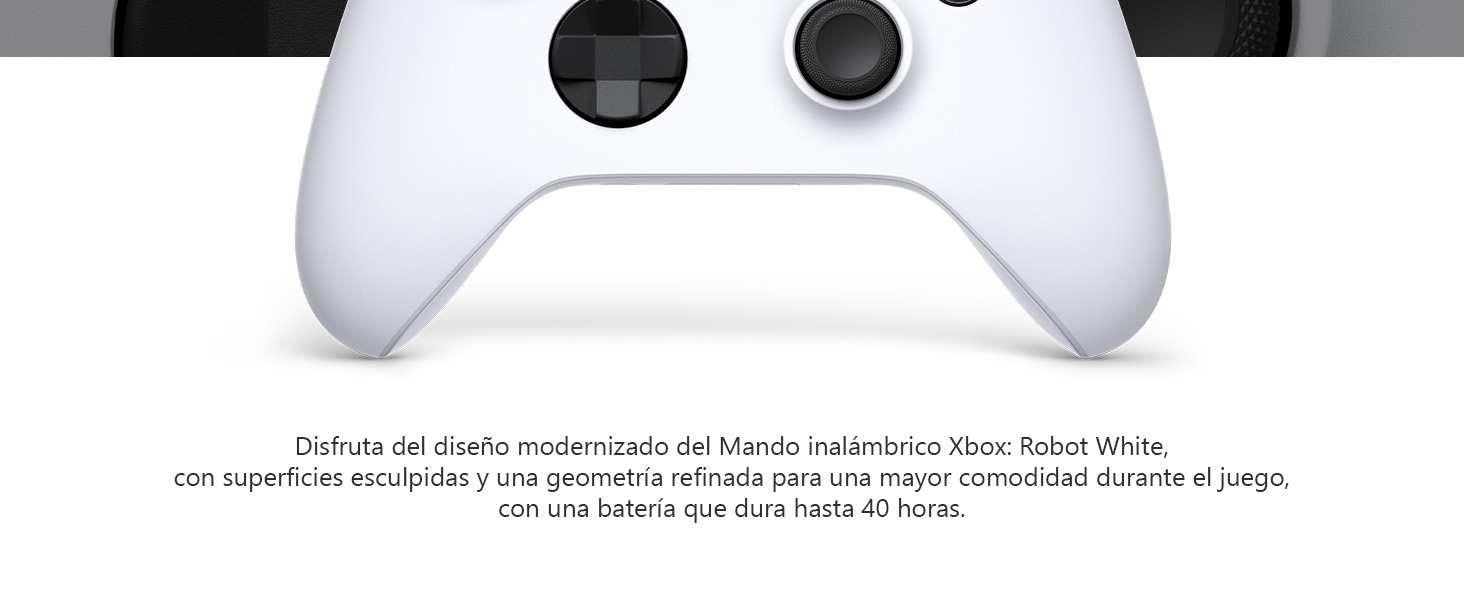 Mando Inalámbrico Xbox Robot White