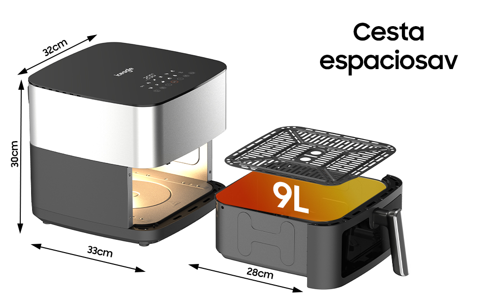 air fryer con Doble Resistenci