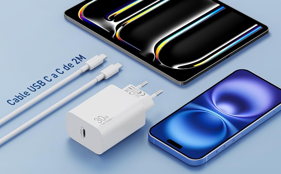 cargador rapido usb c