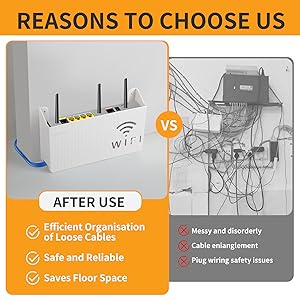 caja router pared