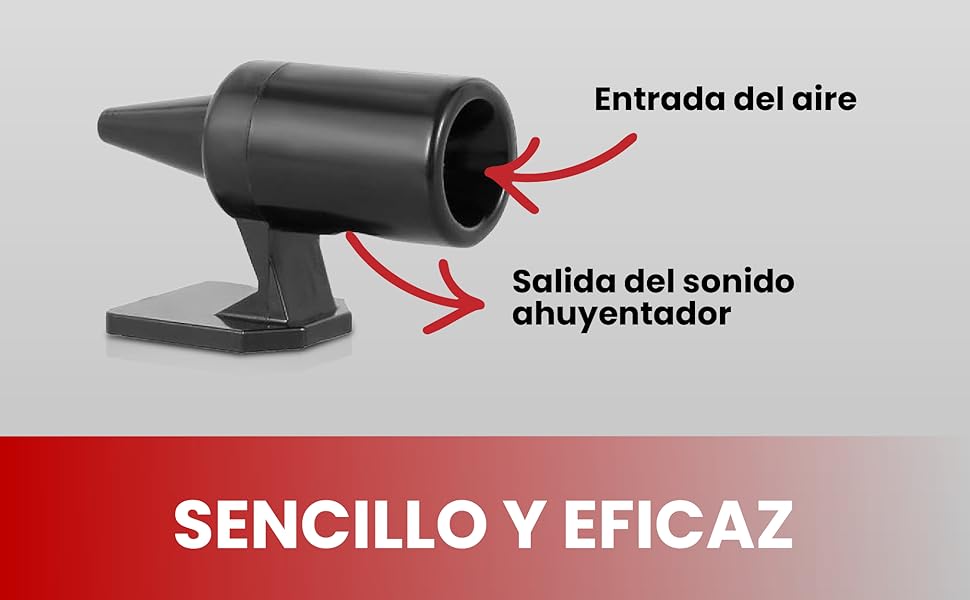 instrucciones ahuyentador animales