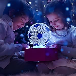luz nocturna de fútbol 3D