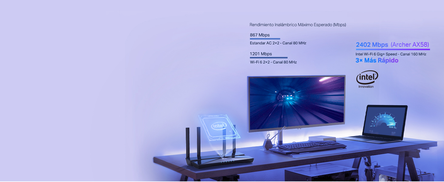 Archer AX58 - Router AX3000 Gigabit Wi-Fi 6