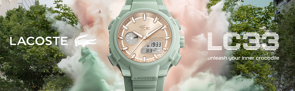 Lacoste LC33 relojes hombre y mujer silicona diferentes colores SS25 nueva colección