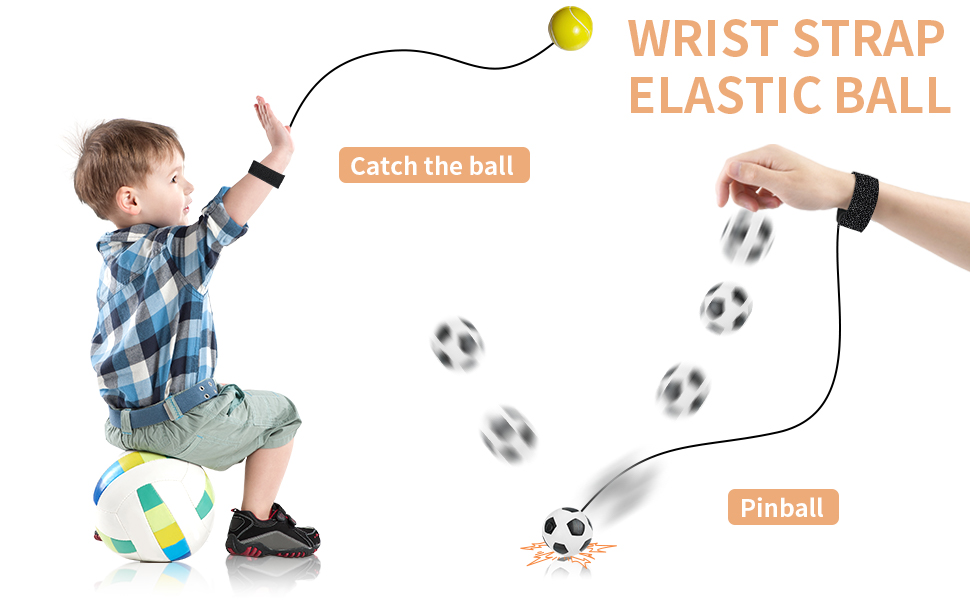 pelotas munequera con cuerda elástica 3