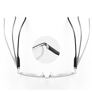 Gafas de lectura anti-fatiga Antifatiga Gafas Anti-Azules de Gaming Rectangular/Redondo/Cuadradas