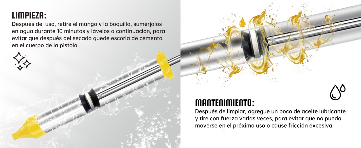 pistola de cemento