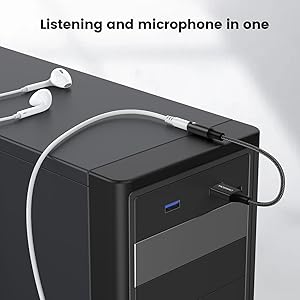 Adaptador de audio de tarjeta de sonido externa USB