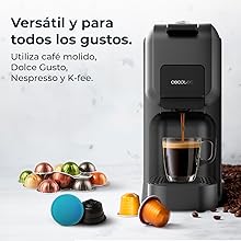 cafetera; cafetera superautomática; cafetera Cecotec; cafetera capsulas; FreeStyle Compact Black