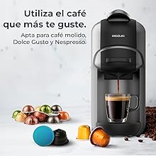 cafetera; cafetera cecotec; cafetera de capsulas; cafetera express; FreeStyle Compact