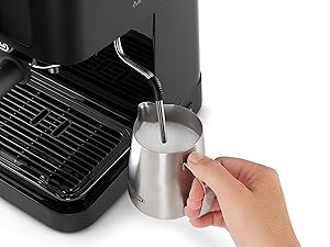 EC235, stilosa, delonghi, cafetera de bomba tradicional