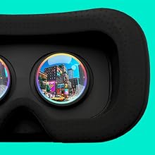 Auriculares de realidad virtual para Nintendo Switch y Switch con lente ajustable para juegos de realidad virtual y Labo VR