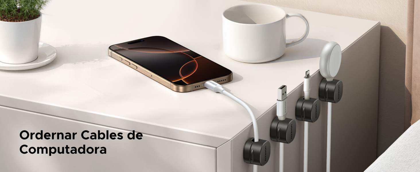organizador cables canaleta cables pared adhesivo sujeta cables