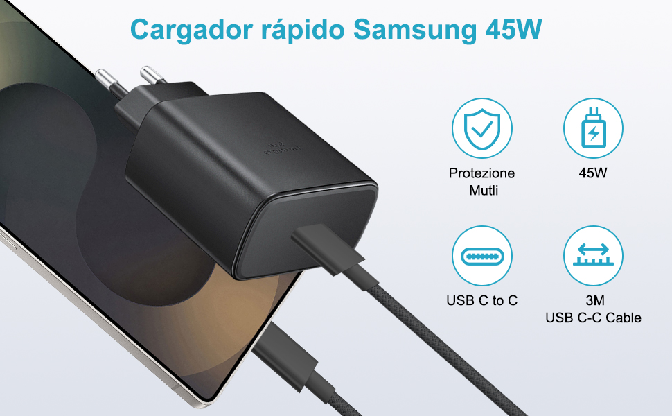Cargador USB C 45W