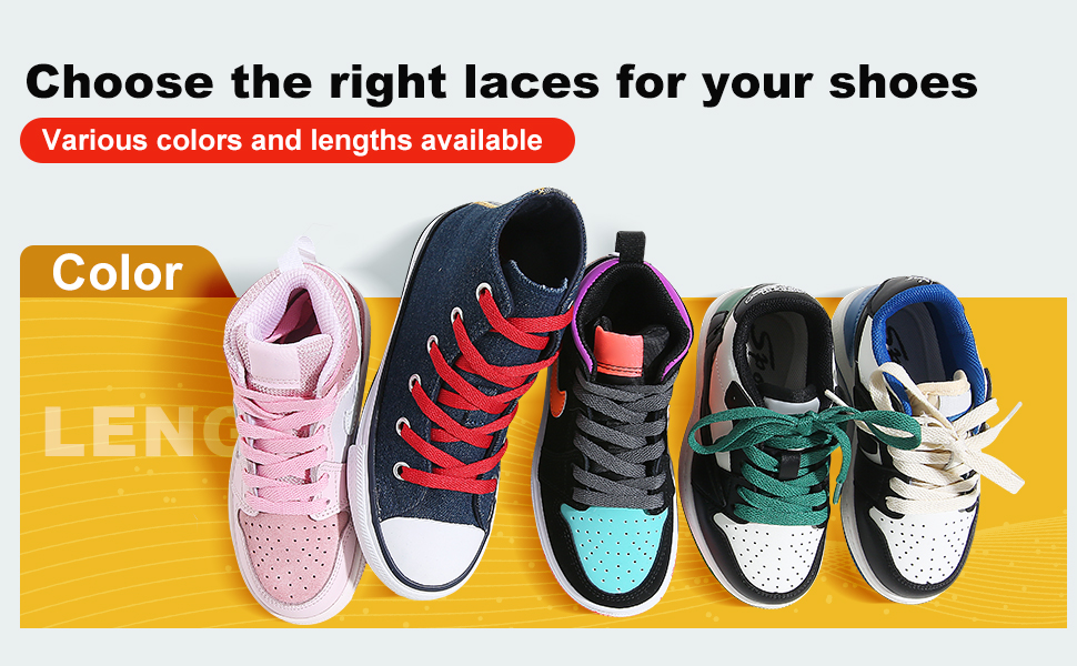 Elige los cordones adecuados para tus zapatos