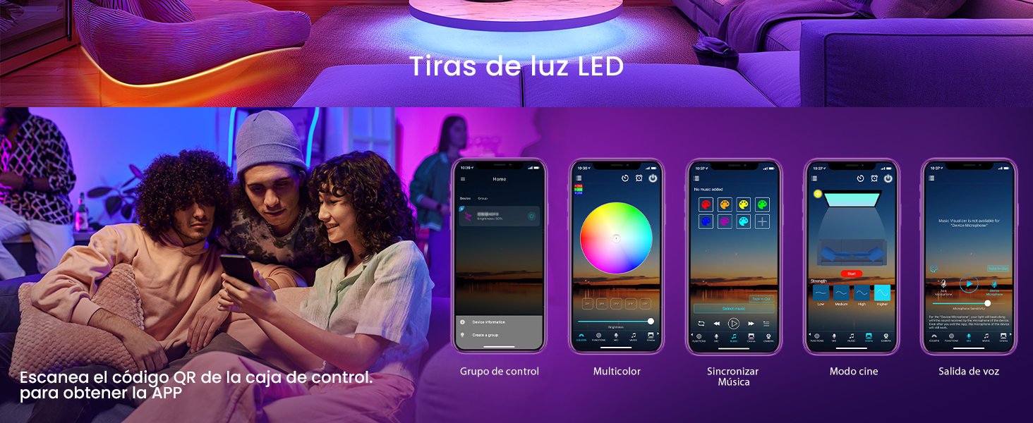 led 5 metros