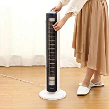 Ventilador de torre con control remoto