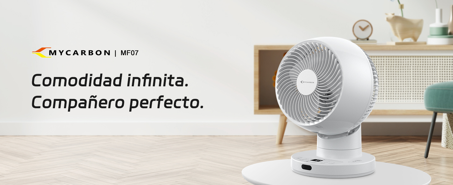 Ventilador de mesa silencioso