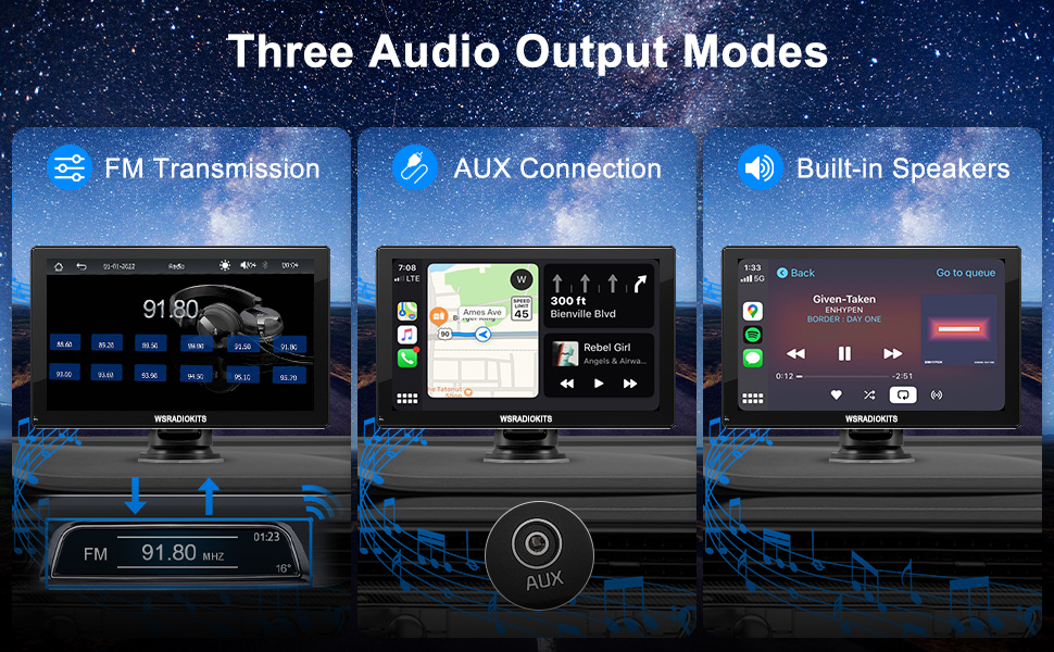 2 din autoradio car stereo am fm rds gps carplay android auto navigation car radio touch screen