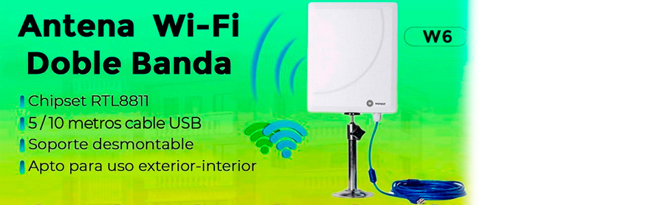 Antena WiFi doble banda