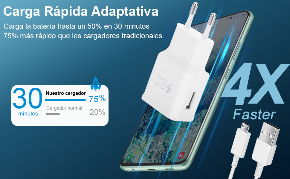 s6 cargador samsung carga rapida original galaxy s7