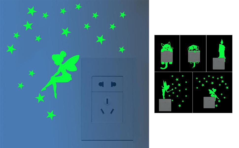Calcomanías decorativas de pared para niños