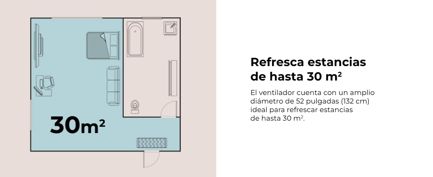 ventilador de techo con luz led ventiladores lampara aspas silencioso dormitorio Cecotec ceiling fan