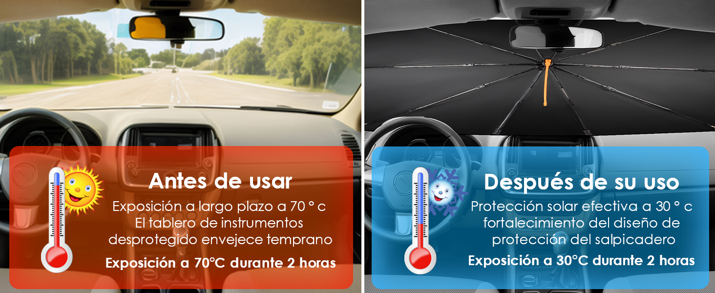 Parasol Parabrisas Delantero para Coche