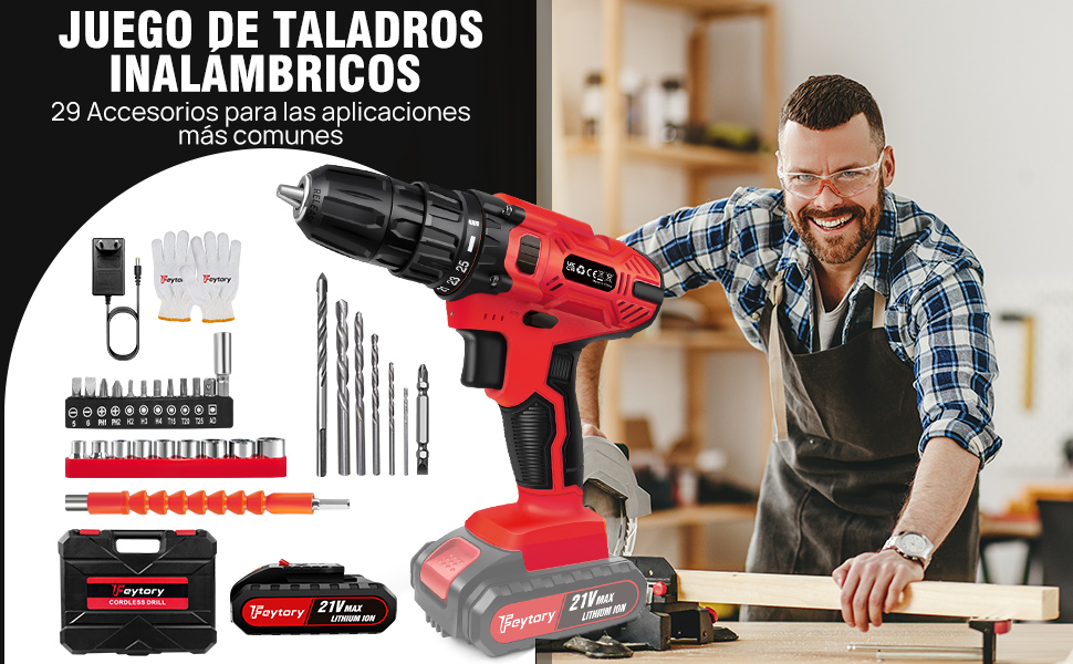 Taladro Atornillador 21V 7