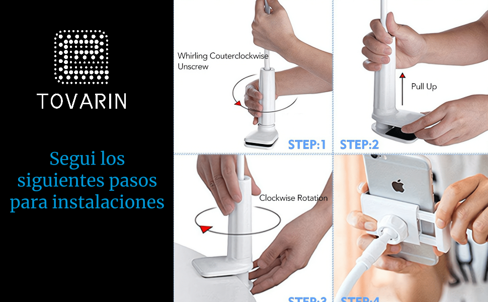 MODO DE INSTALACIÓN PARA EL SOPORTE MOVIL