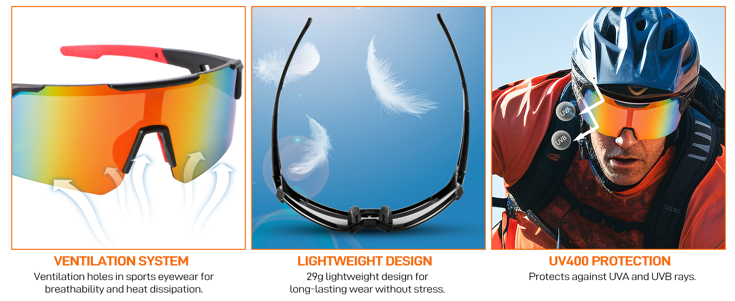 Gafas de sol deportivas