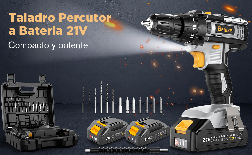 Taladro Atornillador Batería