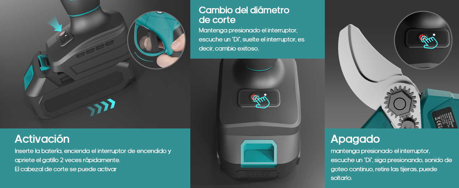 tijeras de podar electricas
