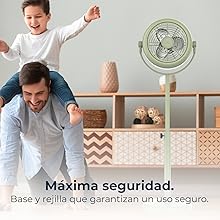 ventiladores de pie; ventilador pie; ventilador portatil; ventilador silencioso; ventilador cecotec