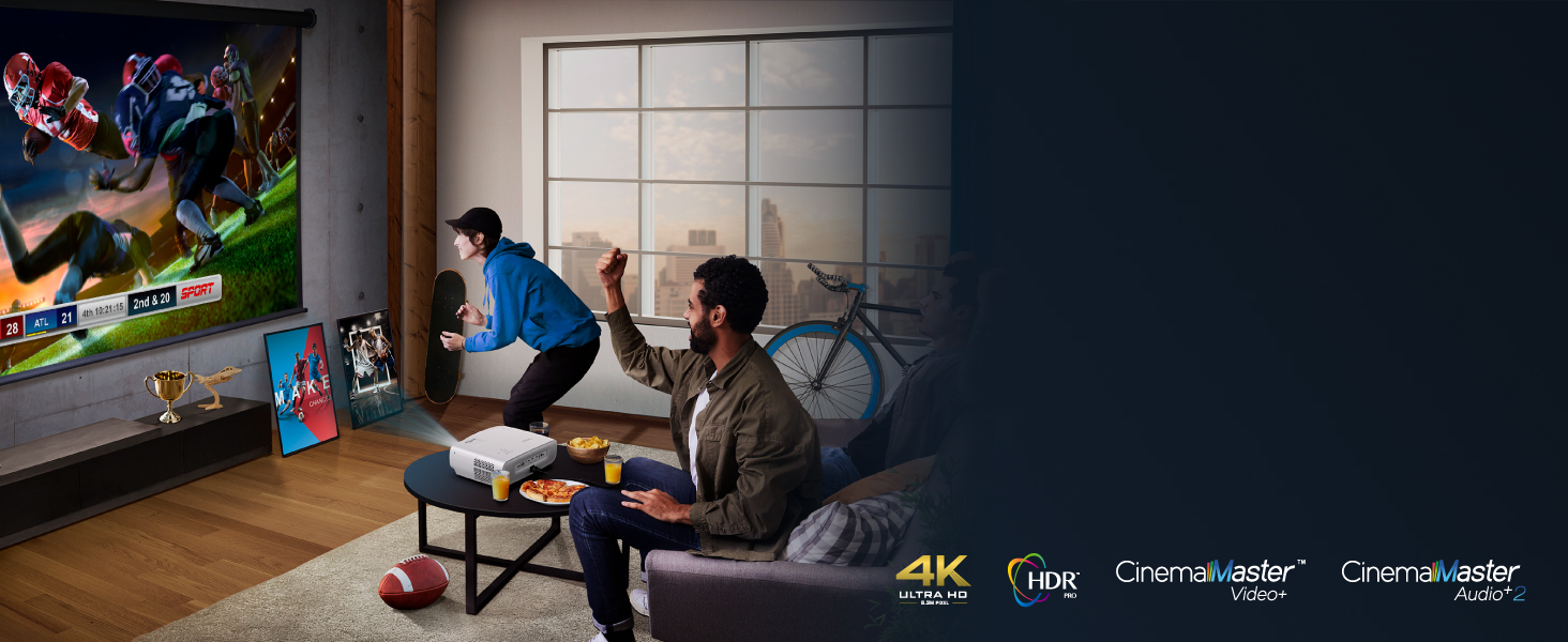 Proyector para el ocio doméstico BenQ_TK850 con auténtico 4K