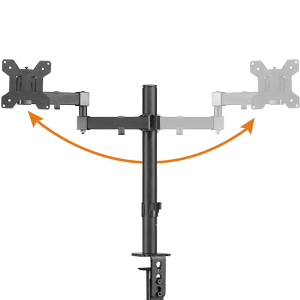 Montar el soporte del brazo del monitor