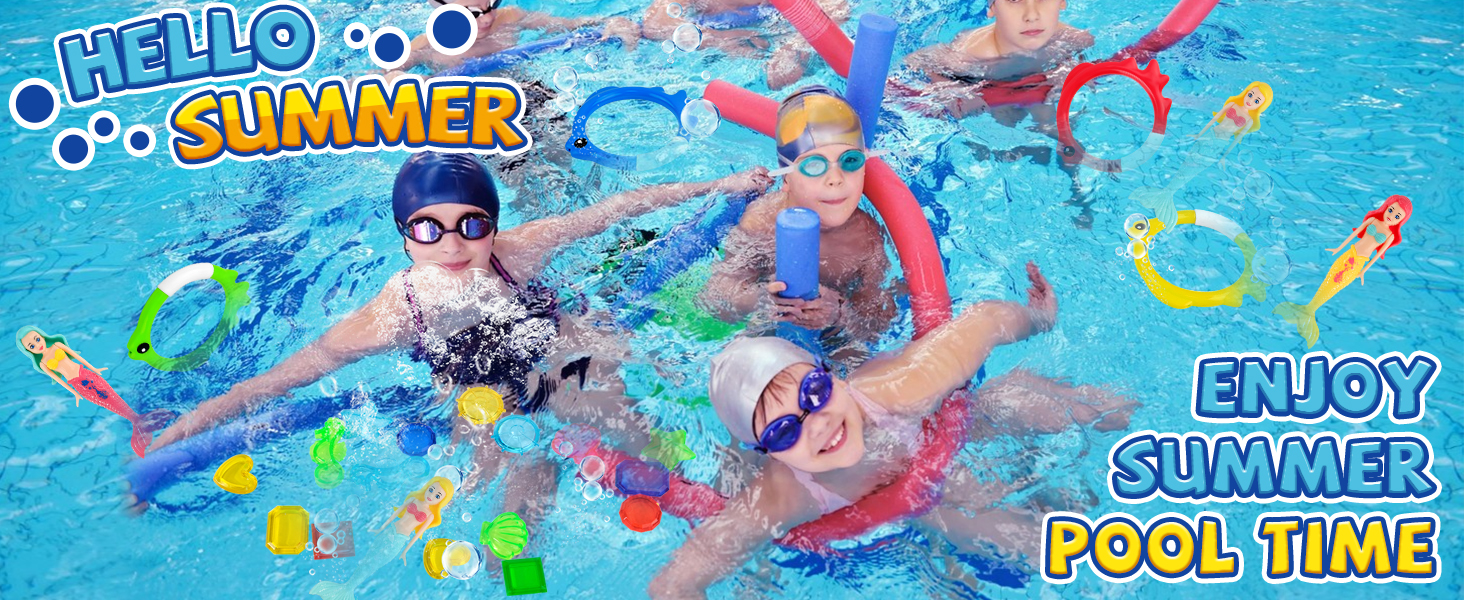 juguetes de buceo, juguetes de buceo para niños, juguetes de piscina para niños, anillos de buceo