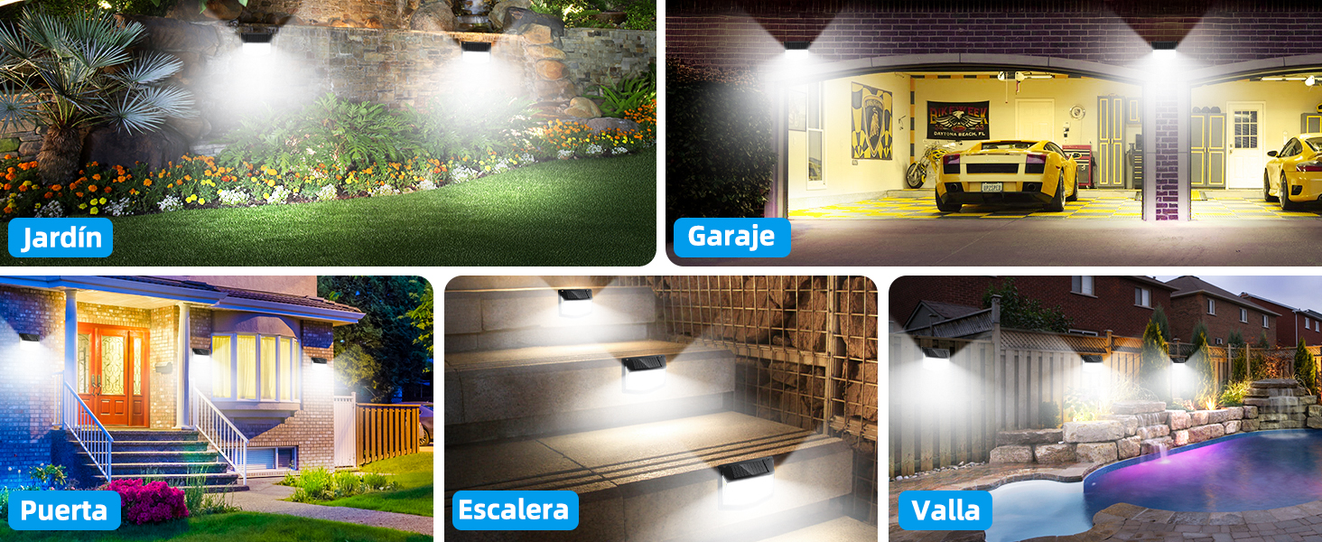 luces led exterior jardin